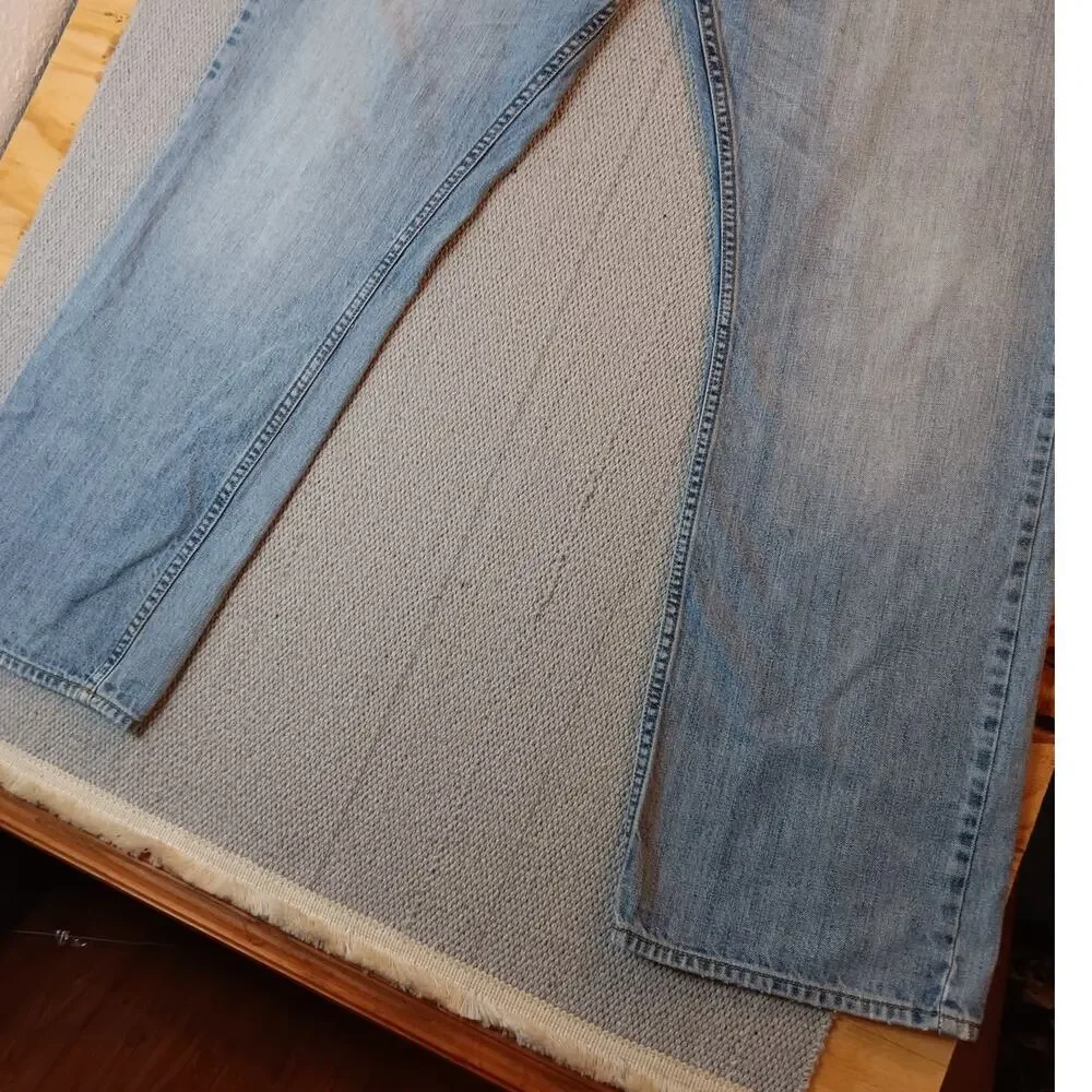 Wrangler Jeans Co. Vintage‎ Jeans 36X32 Blue Fade Relaxed Straight Barbed Wire